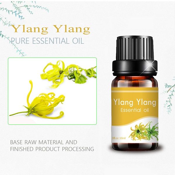 10 ml pura natura Ylang Ylang esenca oleo helflava likvaĵo (2)