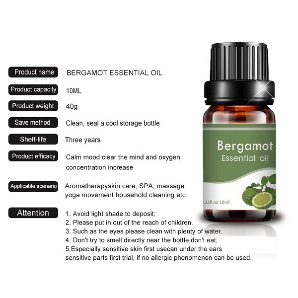 Bergamot essential oil extracted from the peel (5)