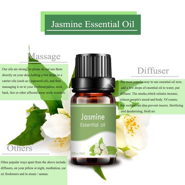 Jasmine esansyèl lwil oliv parfen lwil oliv 10ml (4)