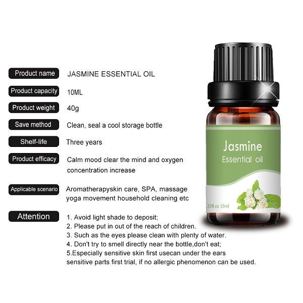 Jasmīna ēteriskās eļļas aromātiskā eļļa 10 ml (5)