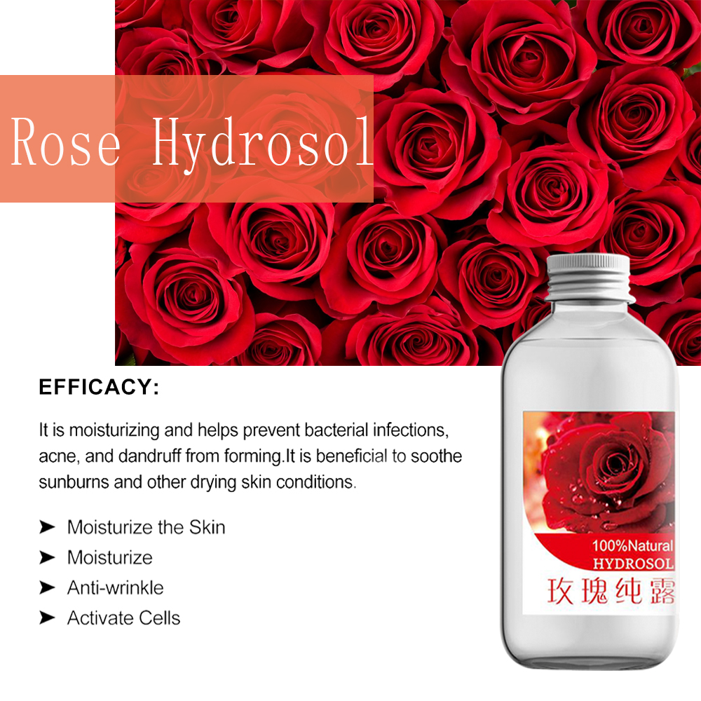 Ffatri Rose Hydrosol Cyfanwerthu ar gyfer gofal croen (4)